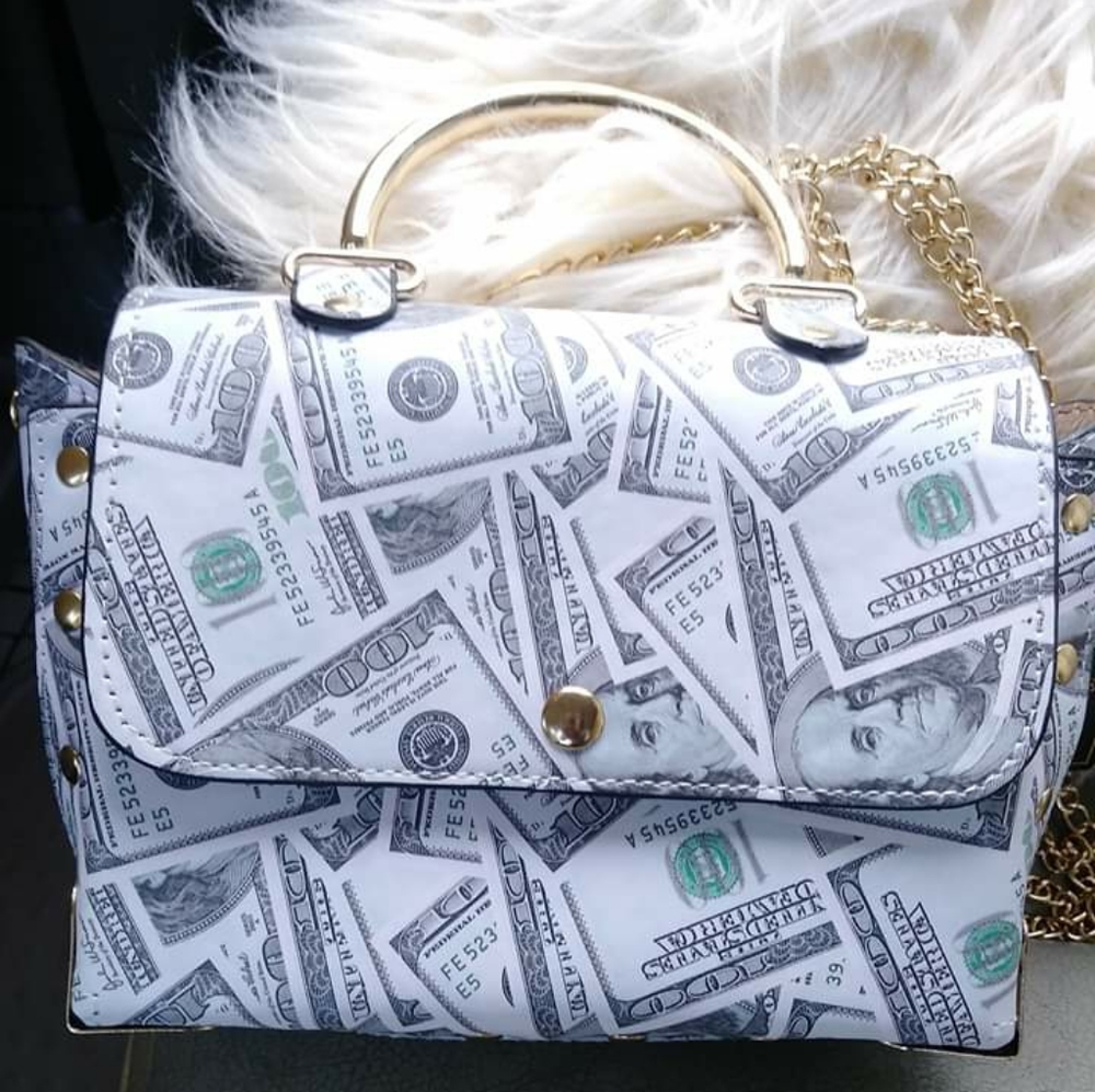 Small money print bag